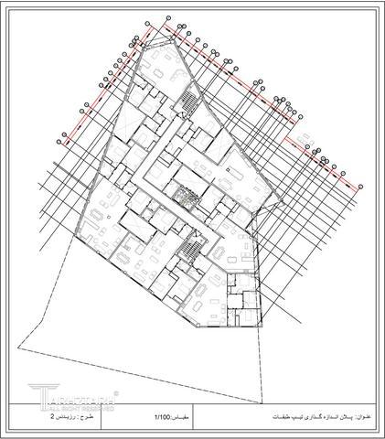 طراحی پلان قیطریه رزیدنس2