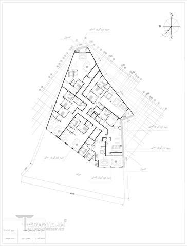 طراحی پلان قیطریه رزیدنس2