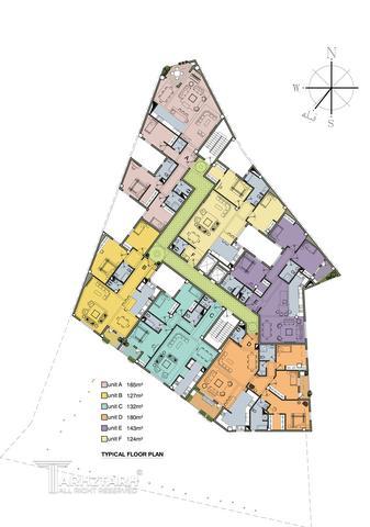 طراحی پلان قیطریه رزیدنس2