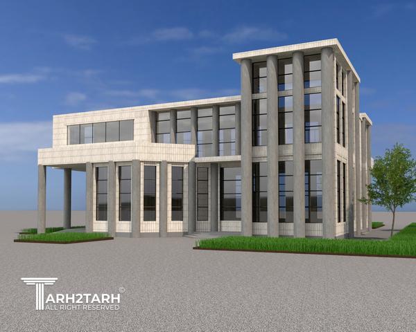 طراحی ساختمان اداری بتن تنیده ایرانیان