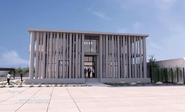 طراحی ساختمان اداری بتن تنیده ایرانیان