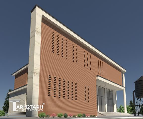 طراحی ساختمان اداری بتن تنیده ایرانیان