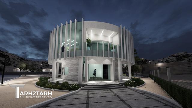 طراحی ساختمان اداری بتن تنیده ایرانیان