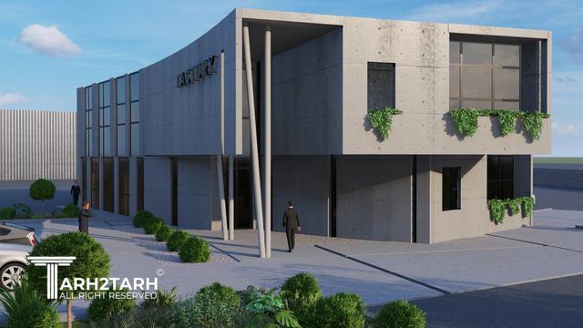 طراحی ساختمان اداری بتن تنیده ایرانیان