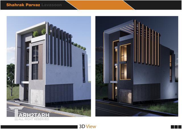 طراحی خانه لواسان شهرک پرواز