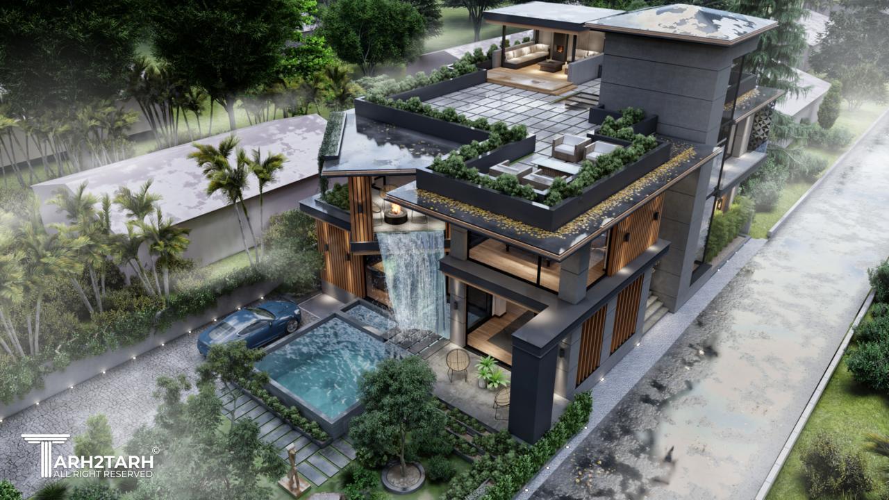 نفر اول مسابقه طراحی ویلا هیربد