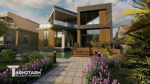 طراحی ویلا هیربد