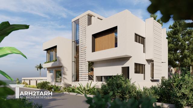 طراحی ویلا هیربد