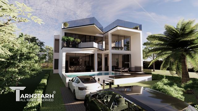 طراحی ویلا هیربد