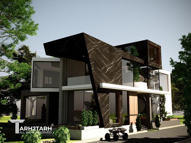 طراحی ویلا هیربد