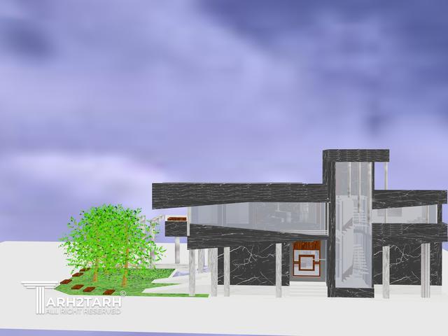 طراحی ویلا هیربد