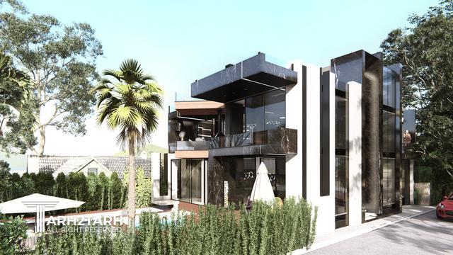 طراحی ویلا هیربد