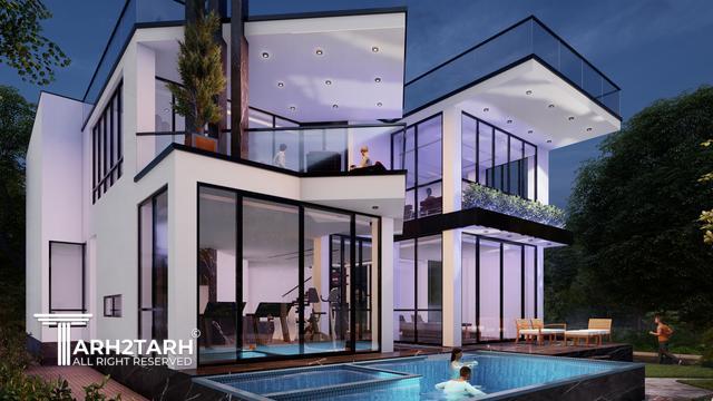 طراحی ویلا هیربد