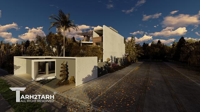 طراحی ویلا هیربد