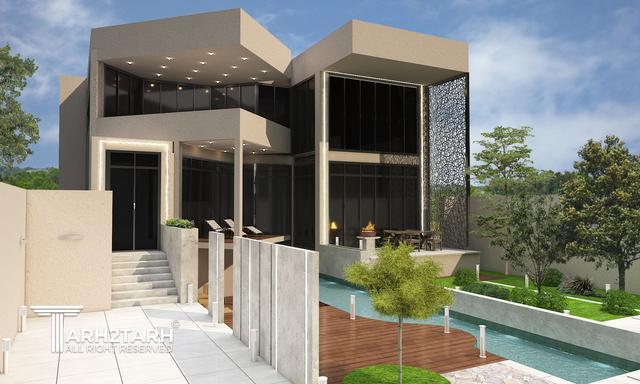 طراحی ویلا هیربد