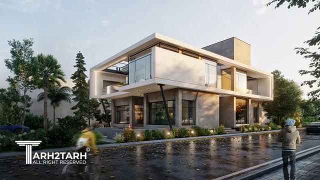 طراحی ویلا هیربد