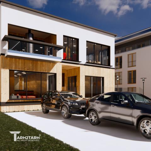 طراحی ویلا هیربد