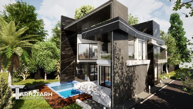 طراحی ویلا هیربد