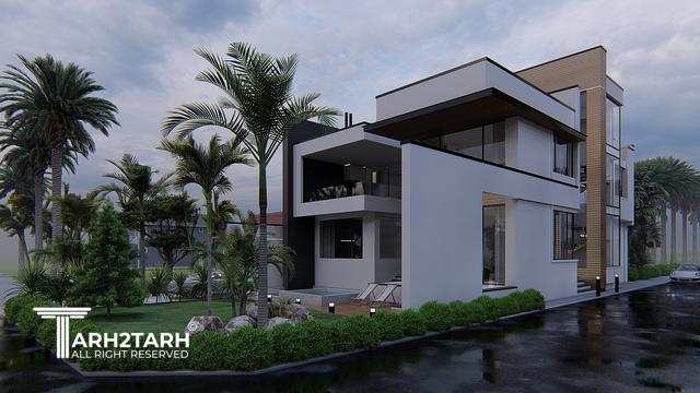 طراحی ویلا هیربد