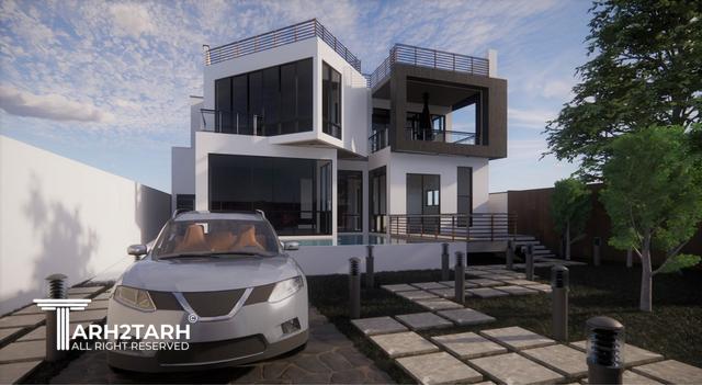 طراحی ویلا هیربد