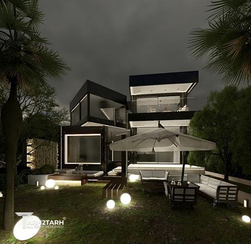 طراحی ویلا هیربد