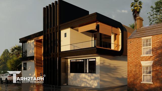 طراحی ویلا هیربد