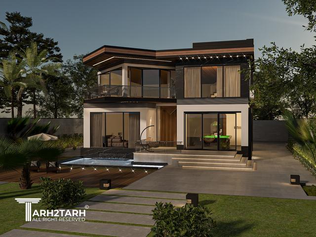 طراحی ویلا هیربد