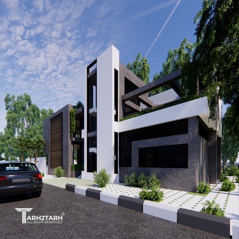 طراحی ویلا هیربد