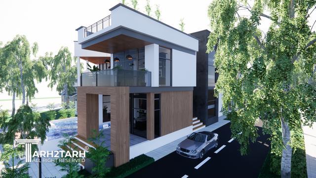 طراحی ویلا هیربد