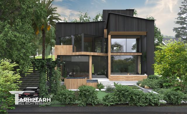 طراحی ویلا هیربد