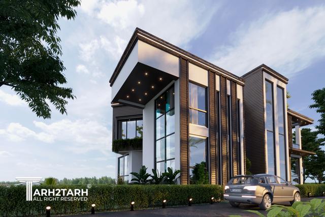 طراحی ویلا هیربد