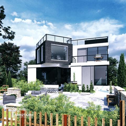 طراحی ویلا هیربد