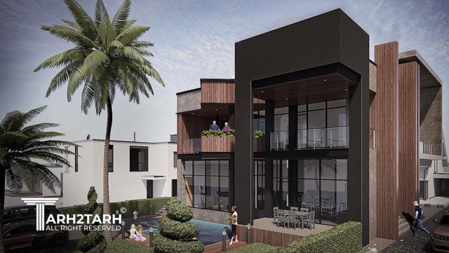 طراحی ویلا هیربد