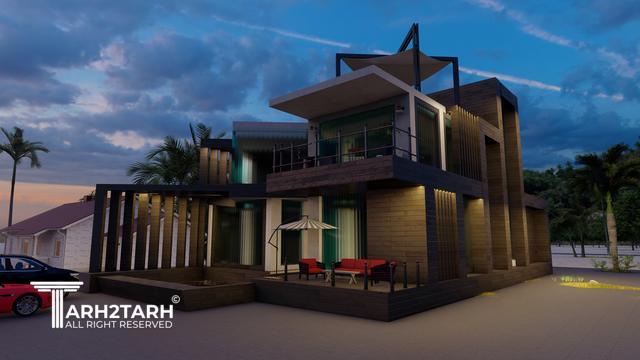 طراحی ویلا هیربد