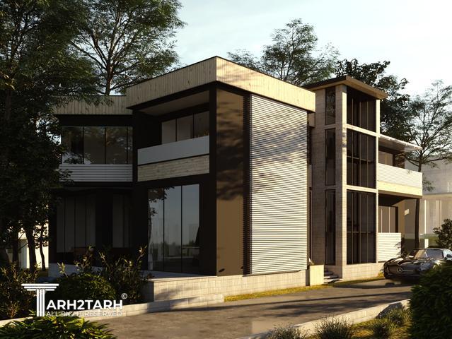 طراحی ویلا هیربد