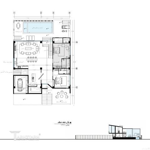 طراحی پکیج معماری ویلا دهکده شیرین