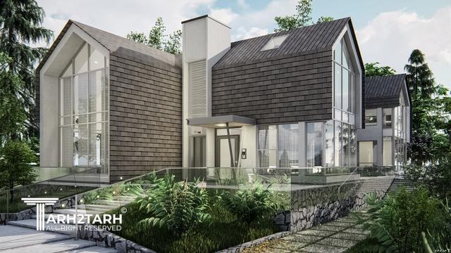 طراحی پکیج معماری ویلا دهکده شیرین