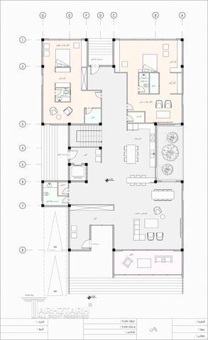 طراحی پکیج معماری ویلا دهکده شیرین