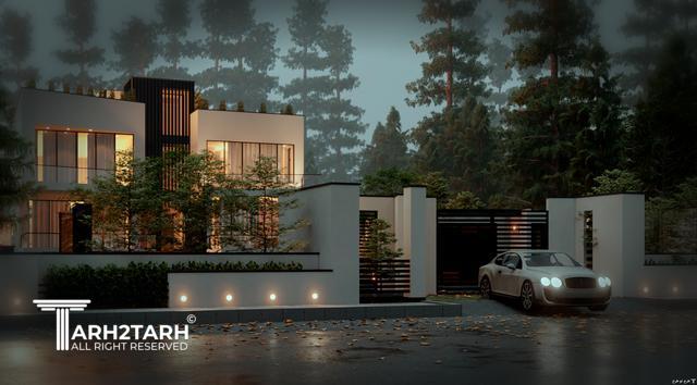 طراحی پکیج معماری ویلا دهکده شیرین