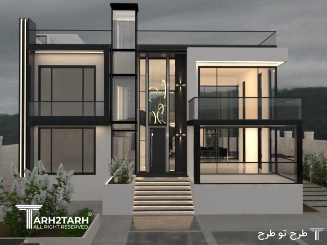 طراحی پکیج معماری ویلا دهکده شیرین