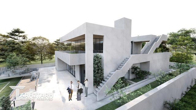 طراحی پکیج معماری ویلا دهکده شیرین