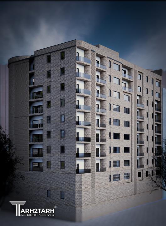 طراحی نما و روف گاردن پروژه پارک‌ویو