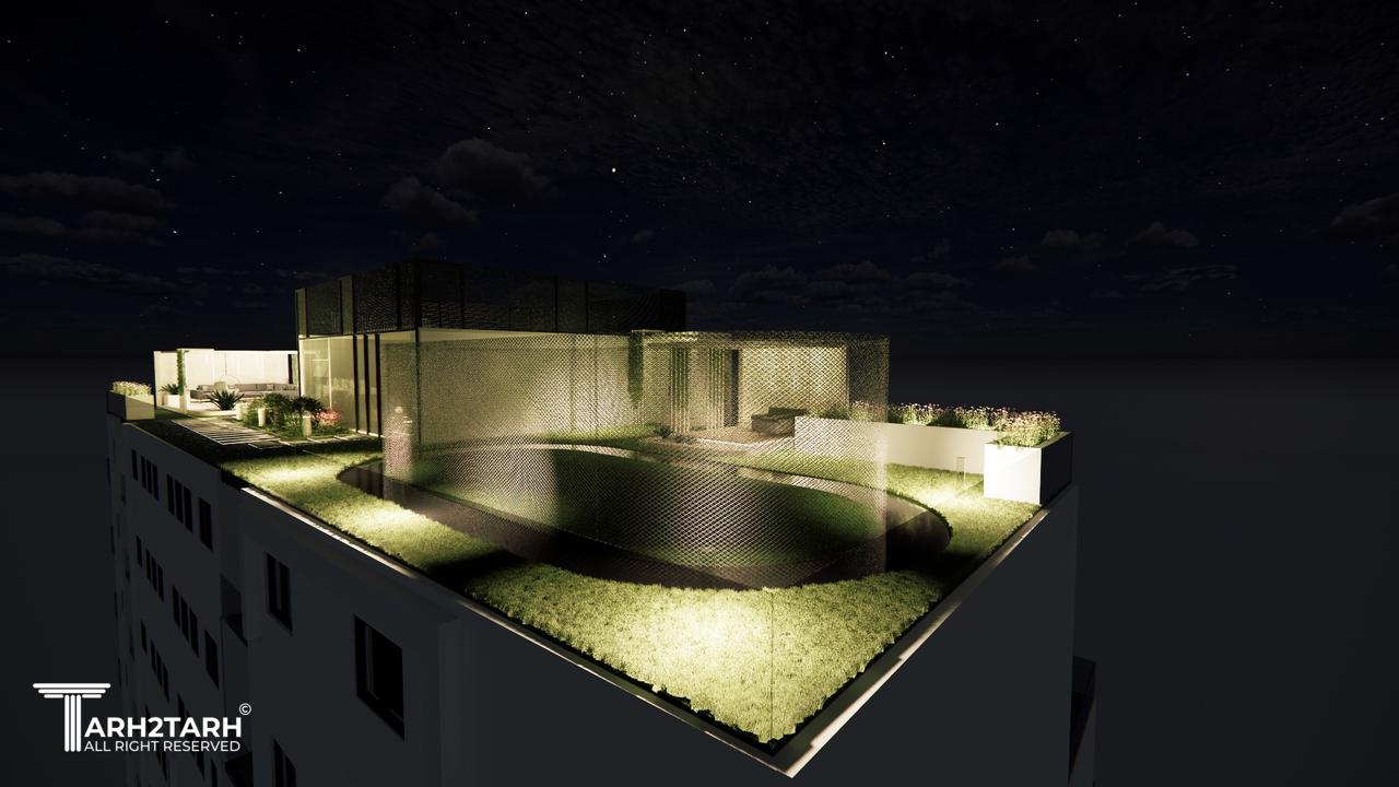 مسابقه طراحی نما و روف گاردن پروژه پارک‌ویو