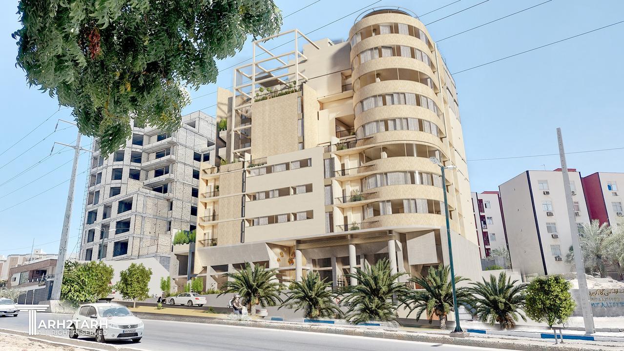 مسابقه طراحی نما و روف گاردن پروژه پارک‌ویو