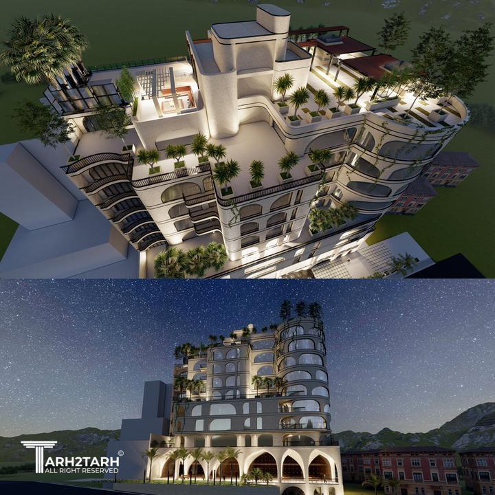 مسابقه طراحی نما و روف گاردن پروژه پارک‌ویو