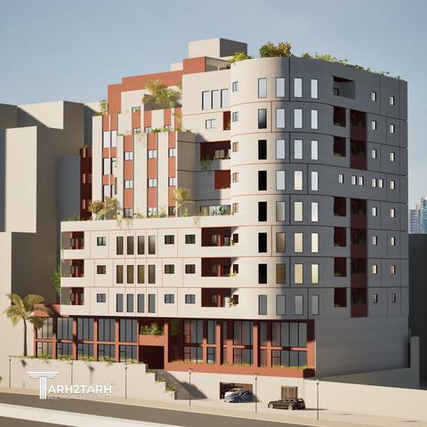 طراحی نما و روف گاردن پروژه پارک‌ویو