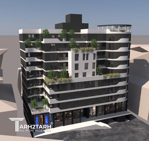 طراحی نما و روف گاردن پروژه پارک‌ویو