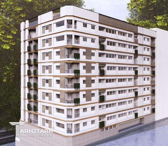 طراحی نما و روف گاردن پروژه پارک‌ویو