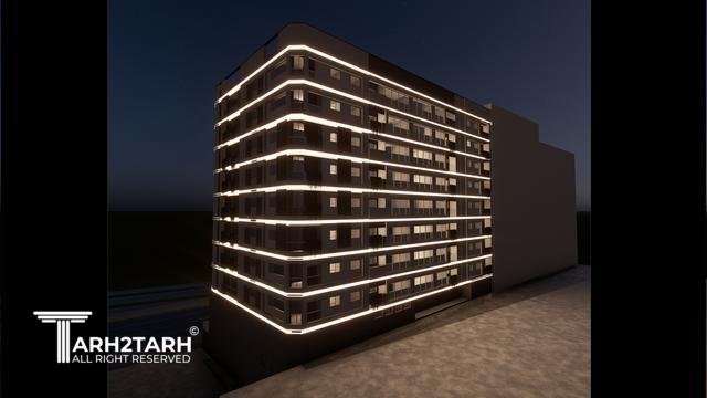 طراحی نما و روف گاردن پروژه پارک‌ویو