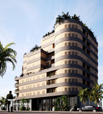 طراحی نما و روف گاردن پروژه پارک‌ویو